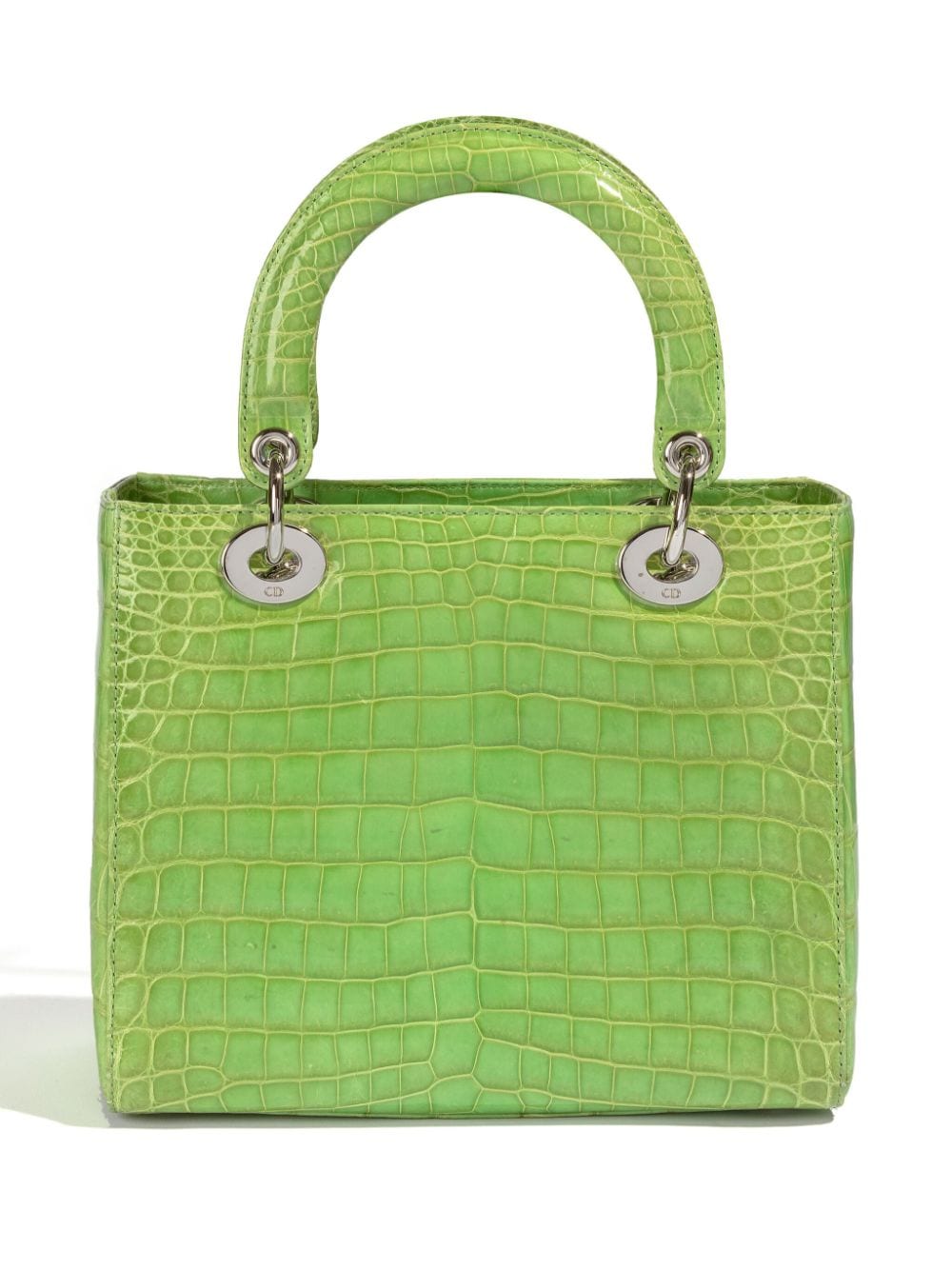 Pre-owned Dior Lady  Two-way Handbag In Green
