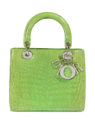Christian Dior 2WAYバッグ Christian Dior Pre-Owned レディ ディオール 2way バッグ | グリーン