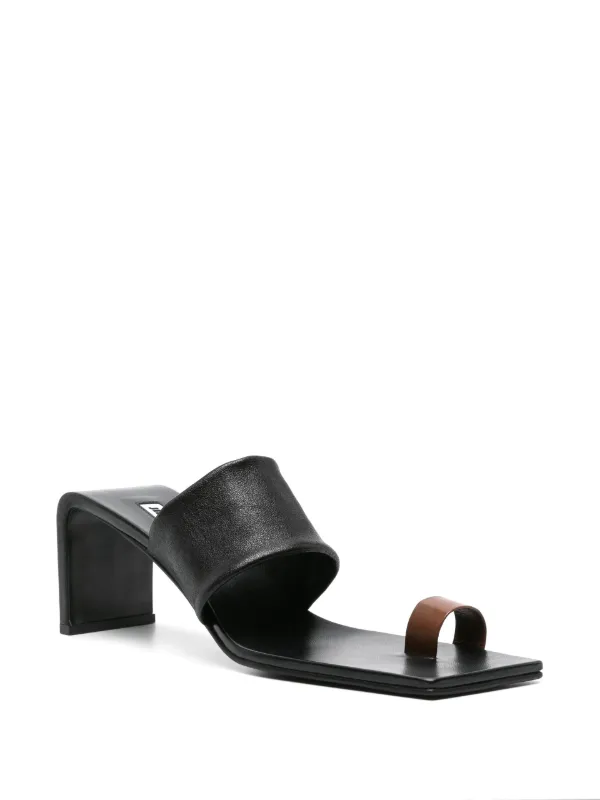 JIL SANDER ブラック ミュール 35
