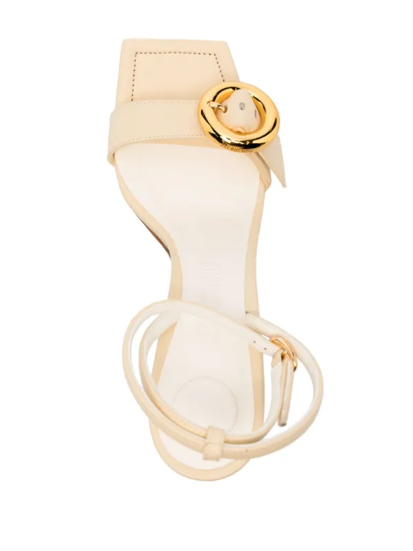Jacquemus 100mm Les Sandales Regalo Sandals | Neutrals