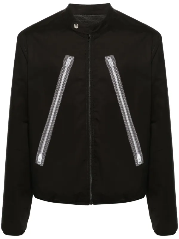MM6 Maison Margiela Lightweight Cotton Jacket Black FARFETCH AZ