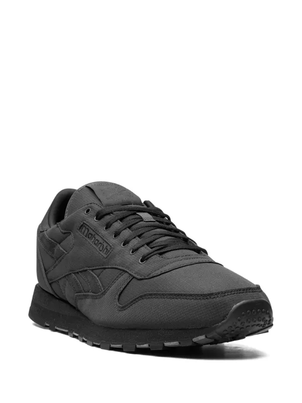 Reebok classic leather deals ripple black