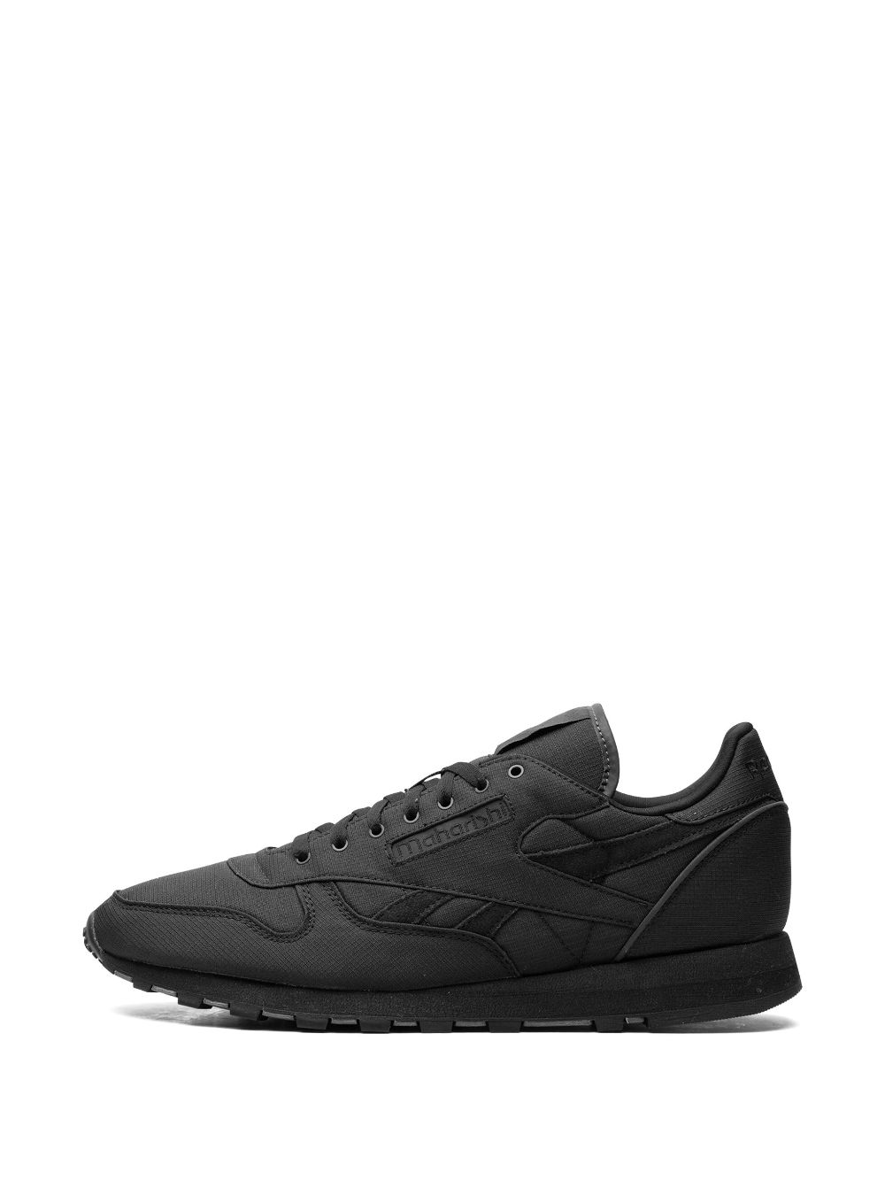 Shop Reebok X Maharishi Classic Leather Rip Stop Sneakers In 黑色