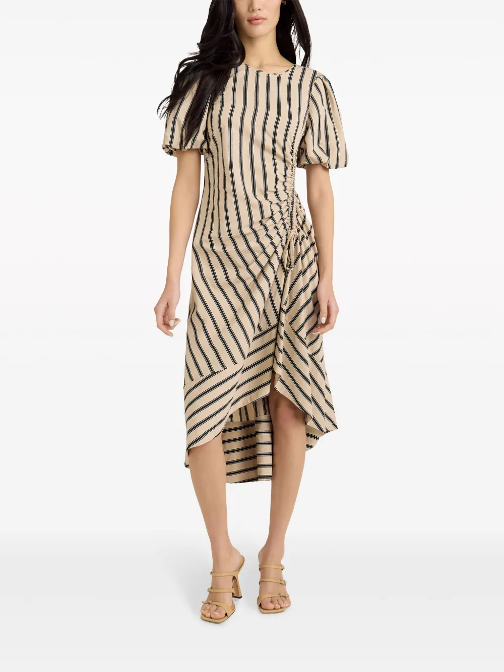 Cinq A Sept Midi-jurk - Beige