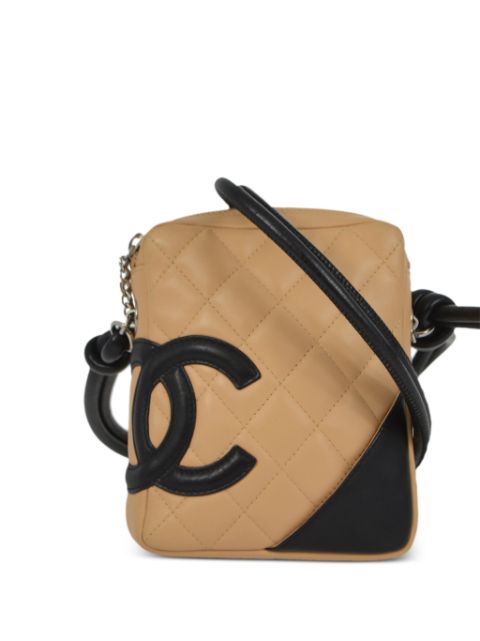 HOT SALE CHANEL 1990-2000s Cambon Ligne crossbody bag Women