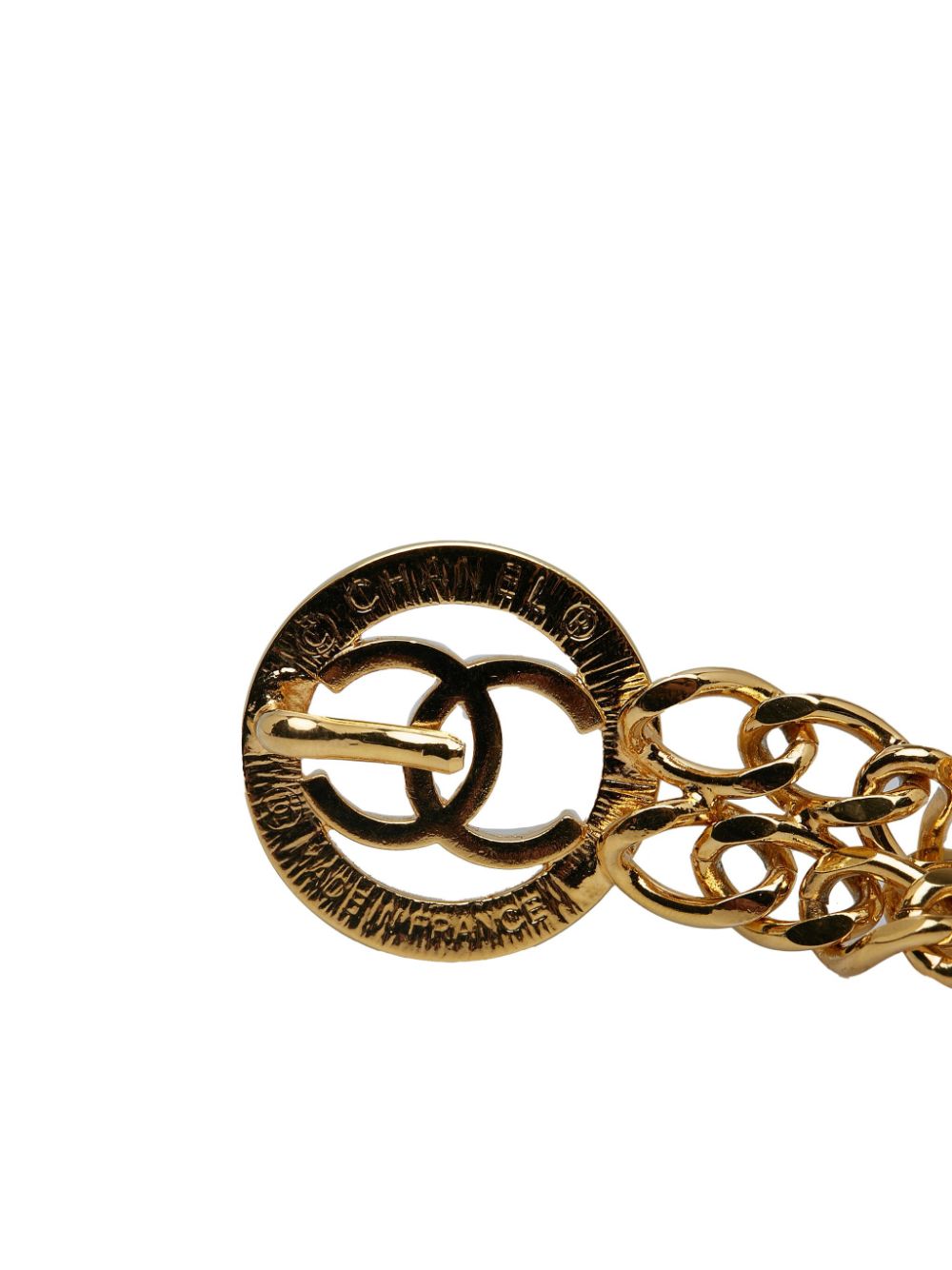 CHANEL Pre-Owned CC Medallion chain belt - Goud