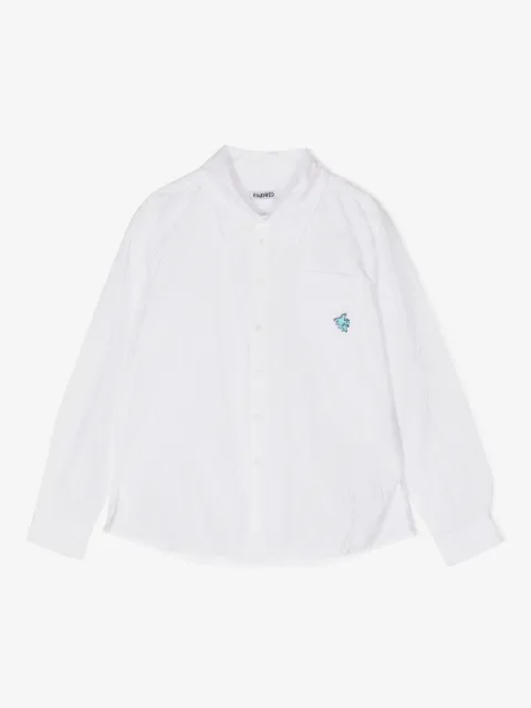 KINDRED chemise en coton biologique à logo brodé