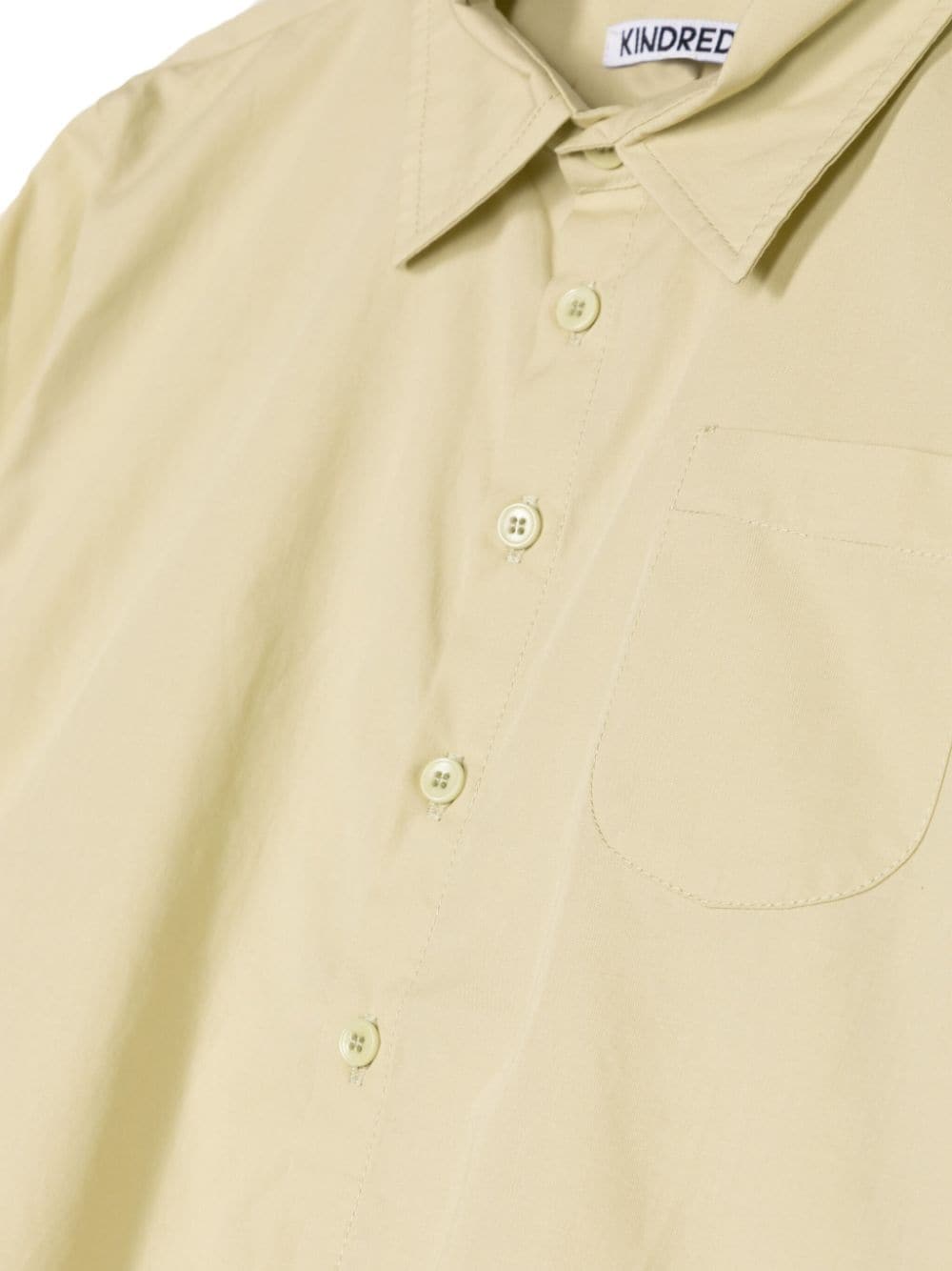 Shop Kindred Organic-cotton Shirt In Green