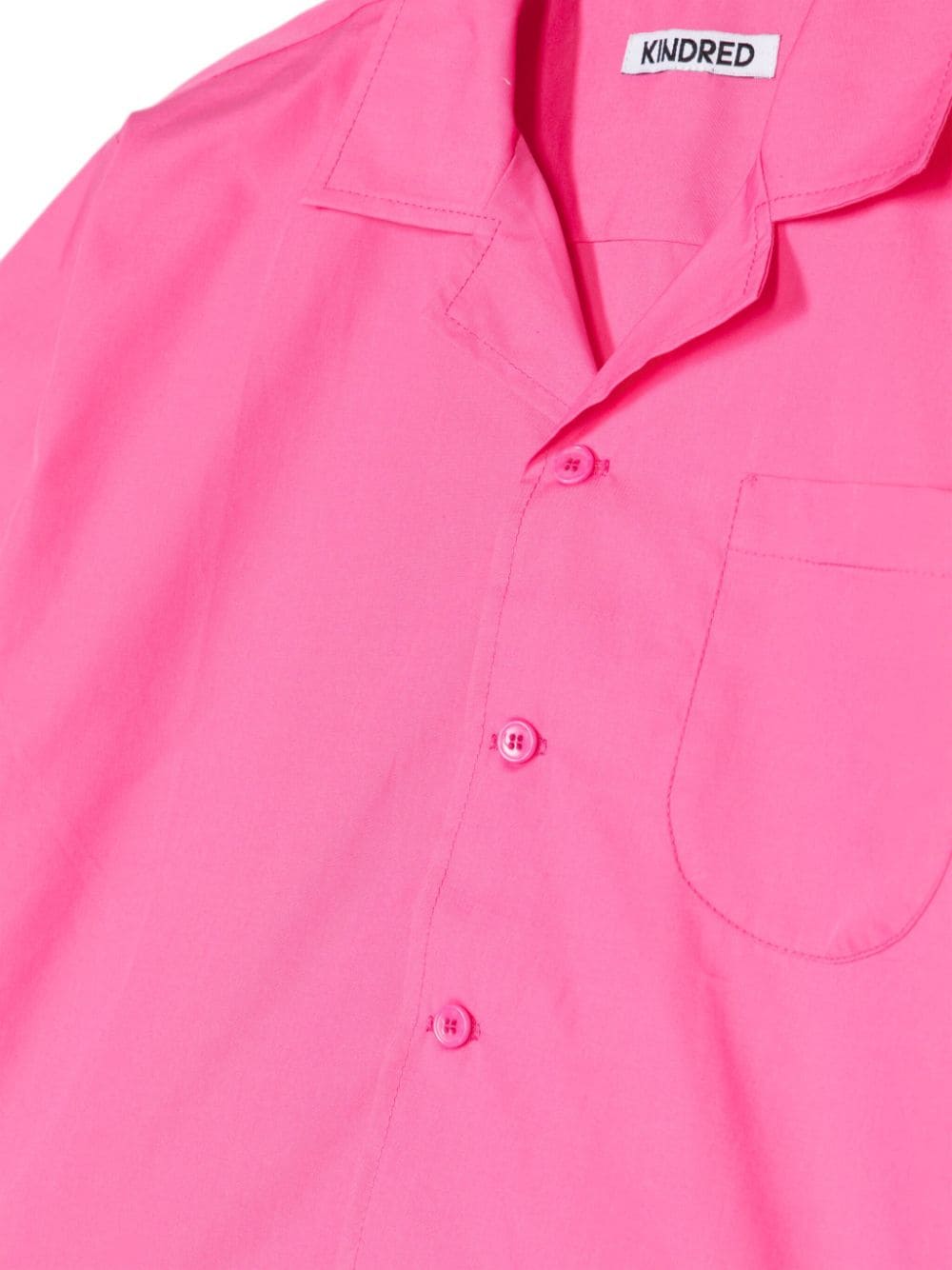 Shop Kindred Kelly Organic-cotton Camp Shirt In Pink