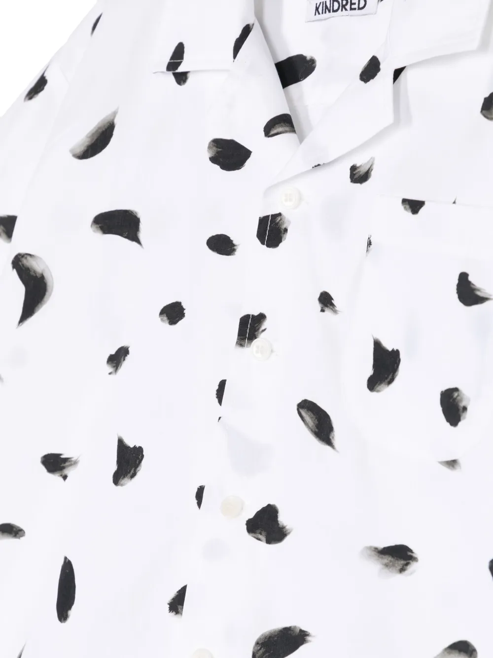 KINDRED KELLY SMUDGE-PRINT ORGANIC-COTTON SHIRT