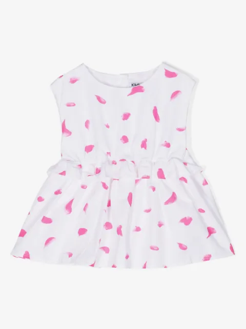 KINDRED Kimberly smudge-print organic-cotton dress