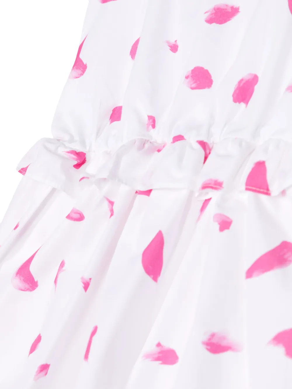 KINDRED KIMBERLY SMUDGE-PRINT ORGANIC-COTTON DRESS