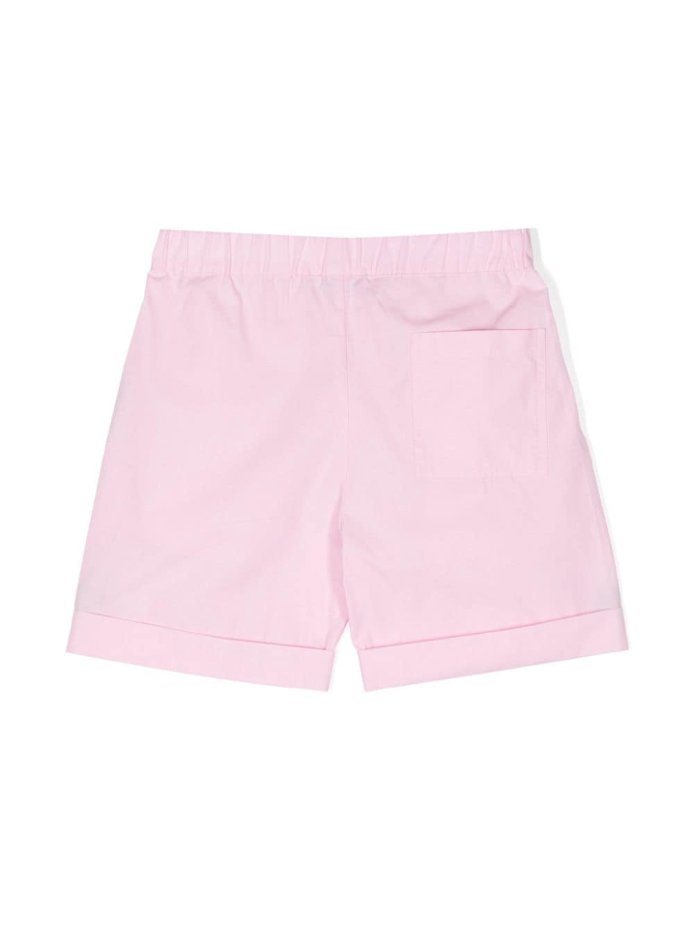 Shop Kindred Organic-cotton Straight-leg Shorts In Pink
