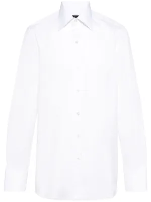 TOM FORD ホワイト長袖ワイシャツ TOM FORD Optical シャツ | ホワイト | FARFETCH JP