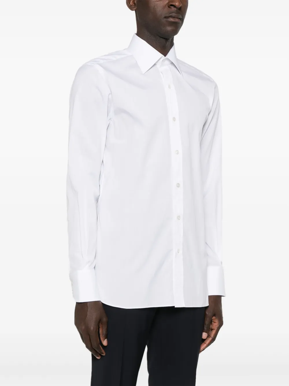 Cheap SANDRO cotton-poplin shirt Men