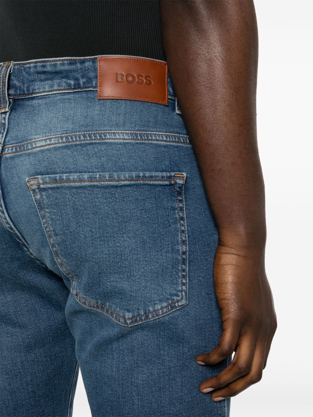 Shop Hugo Boss Slim-fit Jeans In Blue