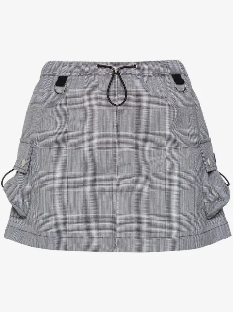 Coperni Wollrock mit Logo-Applikation