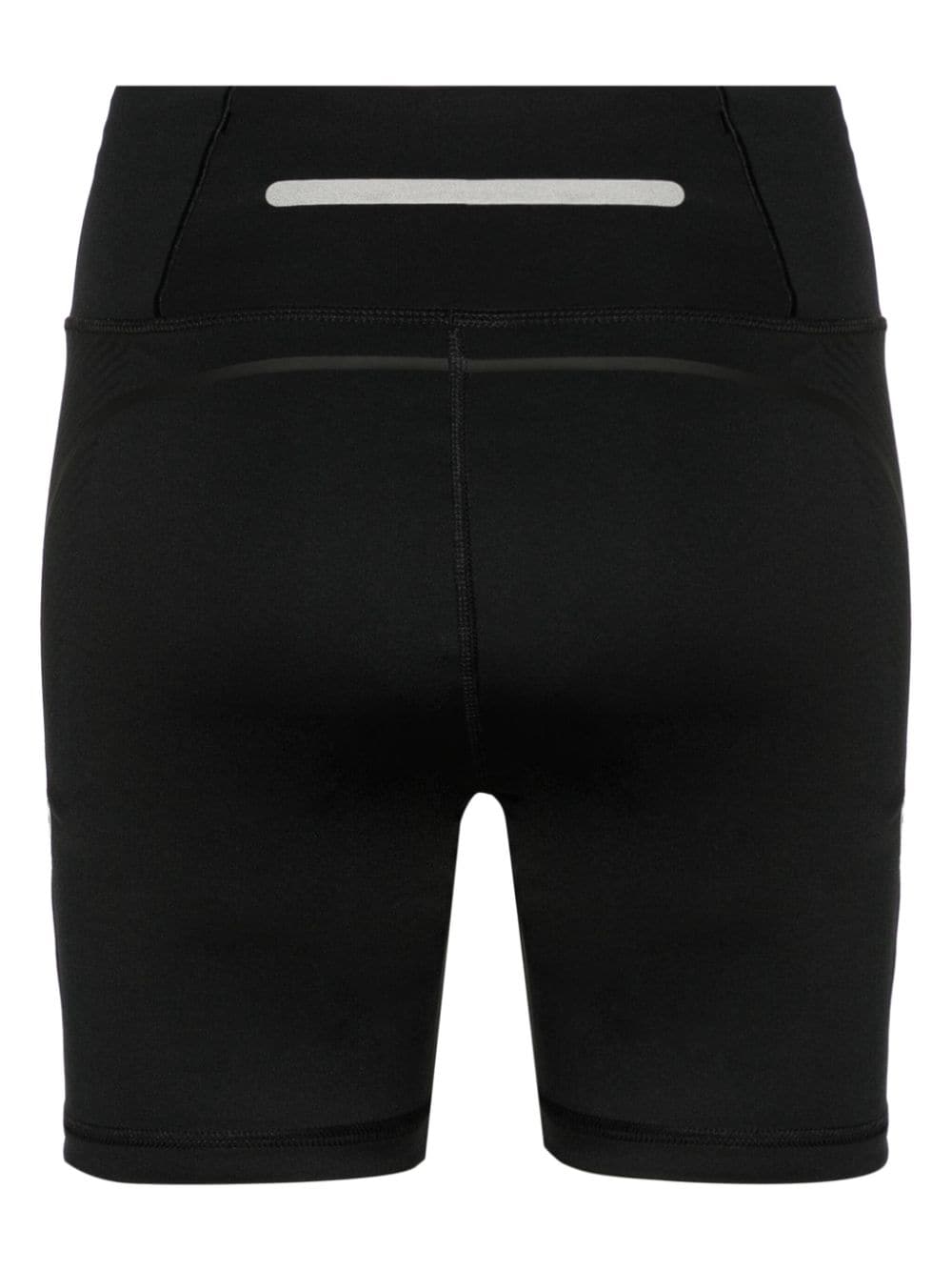 Shop Adidas By Stella Mccartney Graphic-print Running Shorts In Black