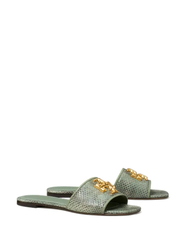 Tory Burch Eleanor Slides | Green | FARFETCH