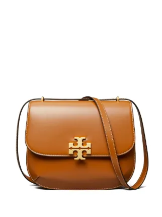 Tory Burch cognac saddle leather backpack purse Tory Burch Smooth leather saddle bag - Brown - Women|51159928815 main image 3