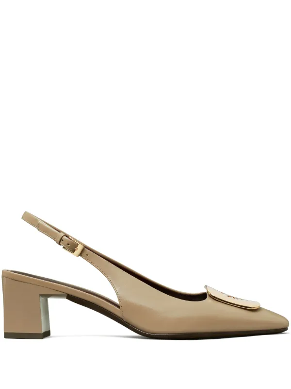 Tory burch hot sale nude pumps