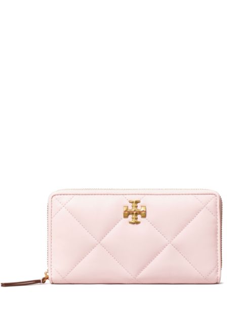 Tory Burch Kira diamond-quilted zipped continental wallet Women