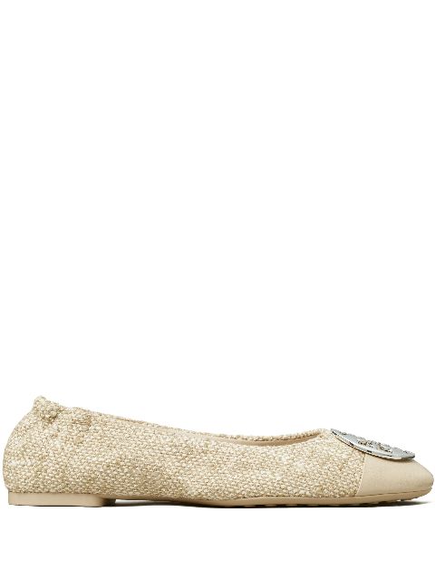 Tory Burch Claire cap-toe ballerina shoes Women