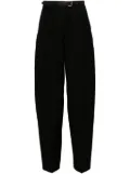 Alexander Wang belted wool trousers - Black
