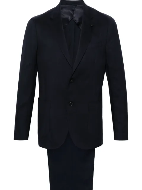 Lardini single-breasted twill suit