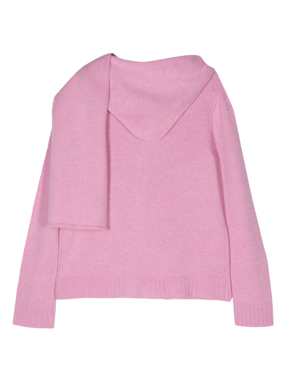 Shop Seen Users Nostalgia Hooded Cardigan In Rosa
