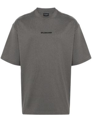 Balenciaga logo-print Cotton T-shirt - Farfetch