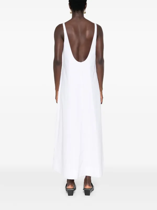 WARDROBE.NYC Backless Midi Dress | White