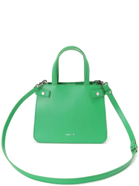 agnès b.  tote con logo estampado