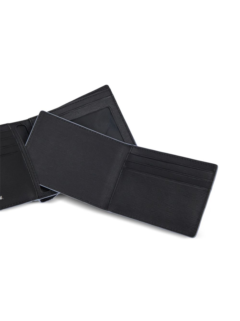 Shop Agnès B. Logo-debossed Folded Wallet In 6094 Blue