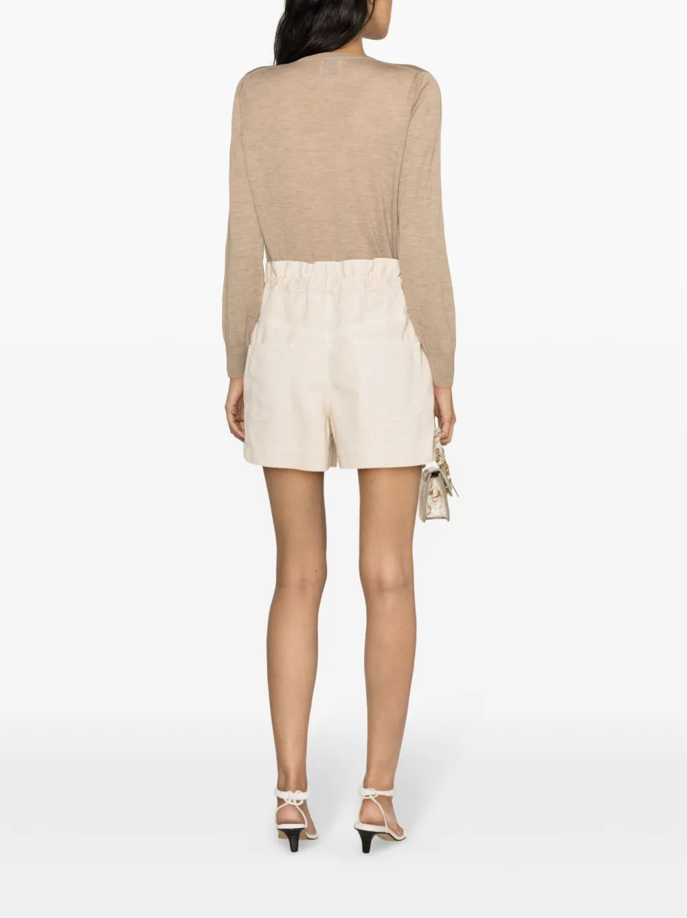 ISABEL MARANT Twill shorts Beige