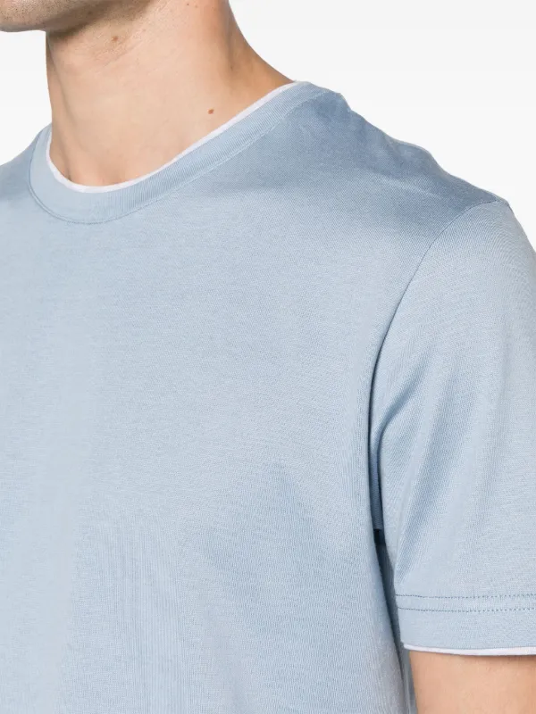 [ELEVENTY] コットン Tシャツ ブルー グレー 27677738_57569698_600.jpg
