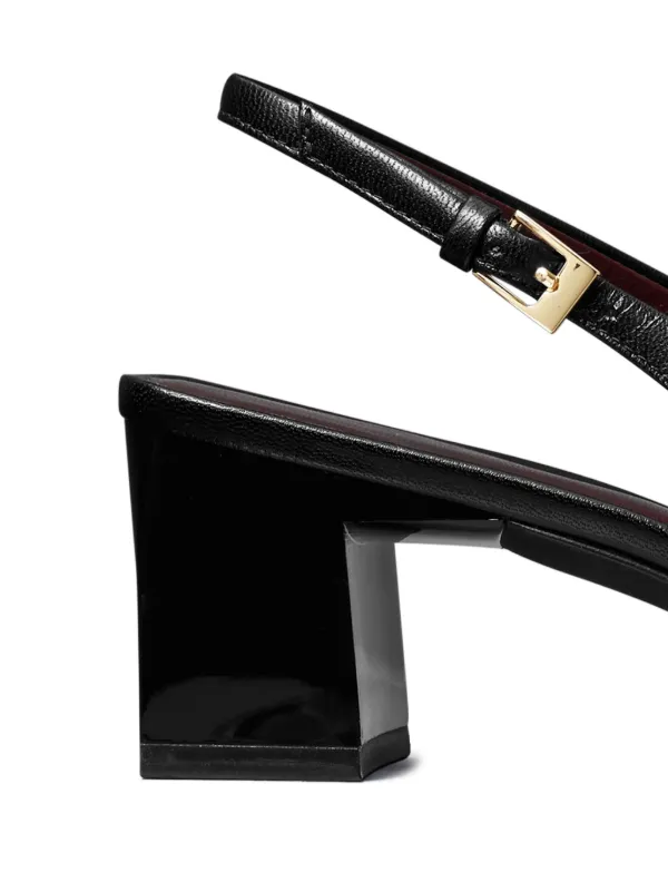 Tory Burch Georgia 55m Slingback Pumps | Black | FARFETCH