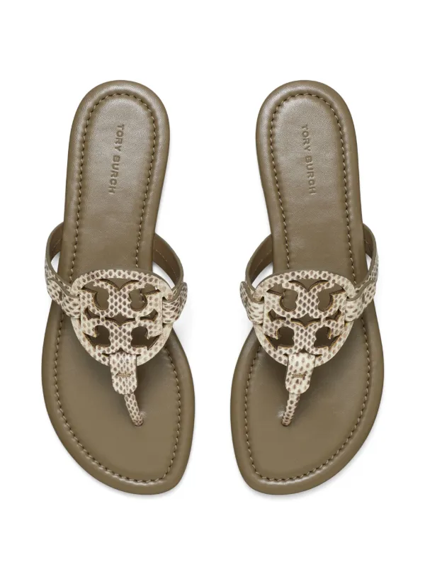 【関税&送料込】Tory Burch Infradito Miller In Pelle Tory Burch Infradito Miller 162596 Oro | Modivo.it