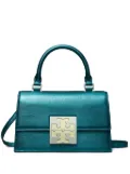 Tory Burch mini Bon Bon metallic tote bag - Green
