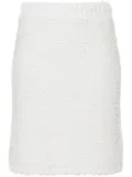 JOSEPH textured knit skirt - White