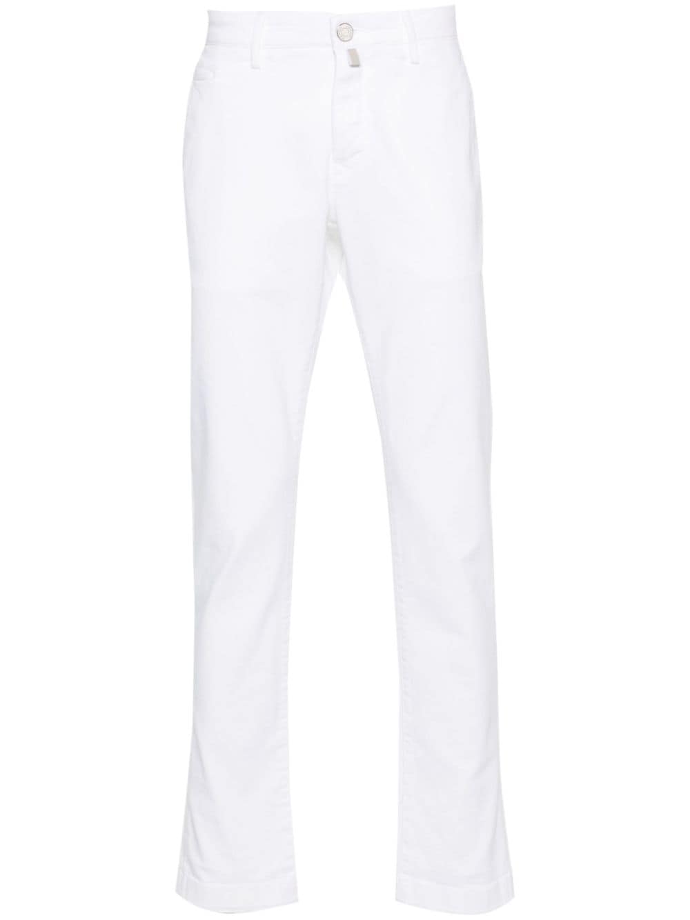 Jacob Cohen Bobby Low-rise Slim-fit Jeans In White