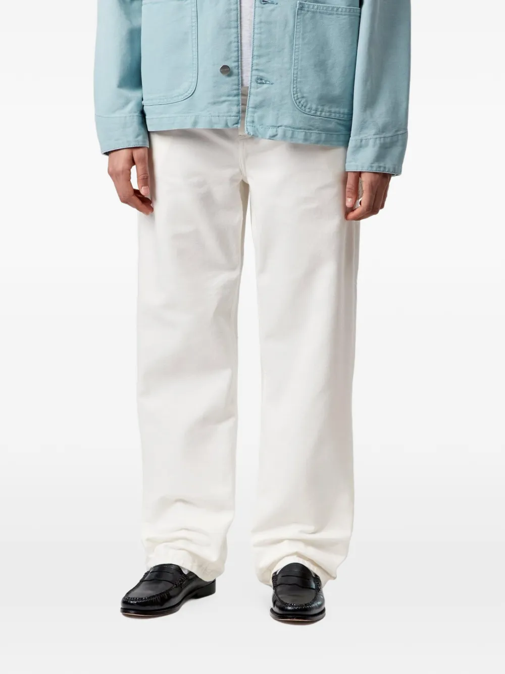 Carhartt WIP Straight broek Wit