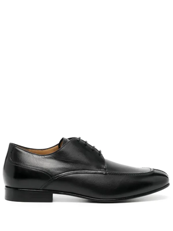 Bally Panelled Leather Derby Shoes Black FARFETCH CH