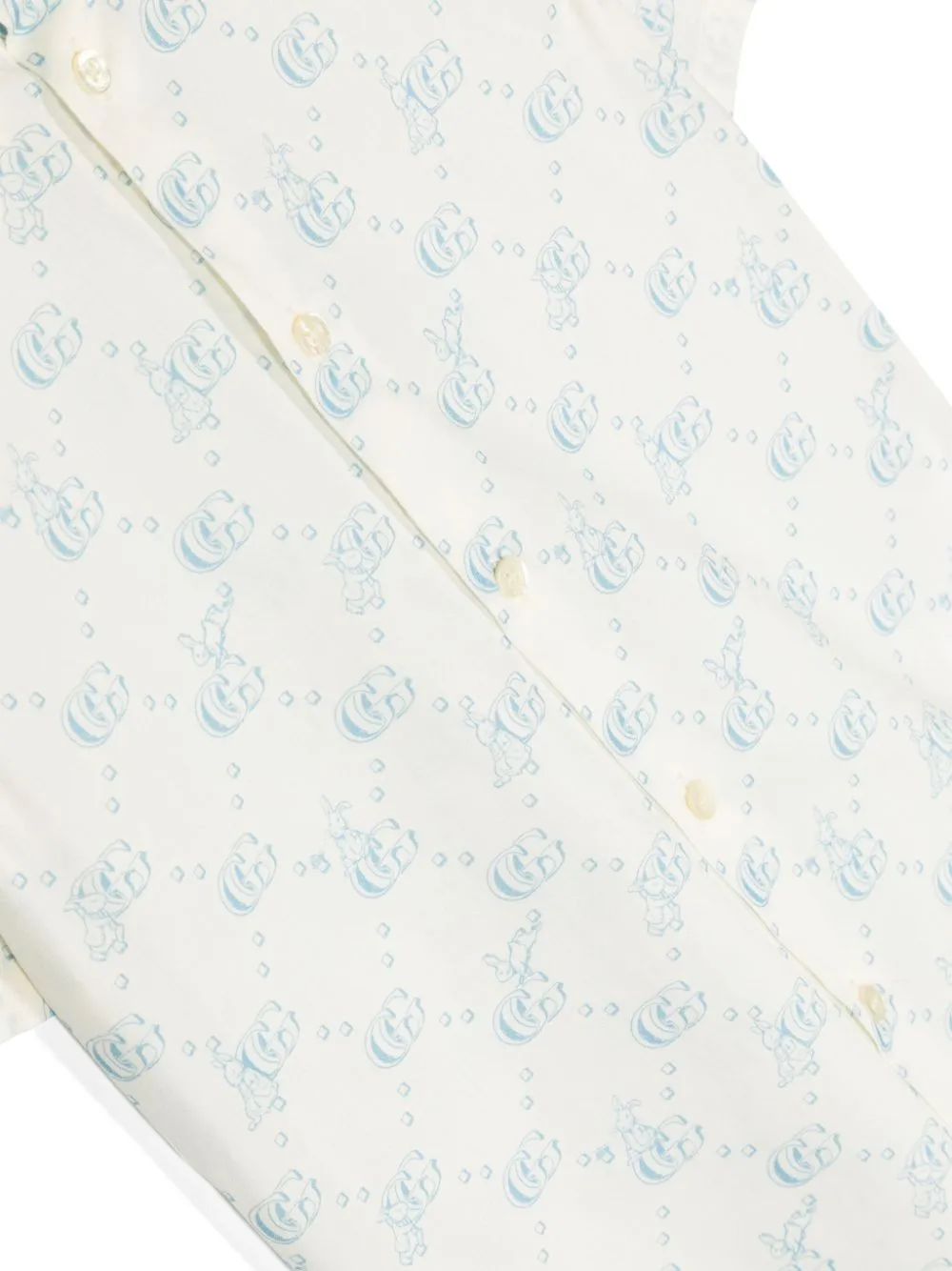 Gucci Kids x Peter Rabbit™ Cotton Shirt | White | FARFETCH ZA