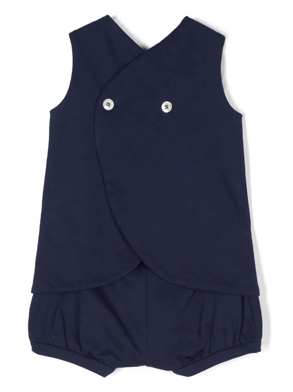 Gucci Kids Web-Stripe vest and shorts set - Blue