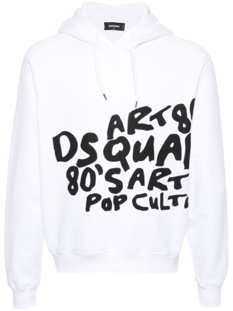 DSQUARED2 Pop 80's Cool Fit cotton hoodie Men