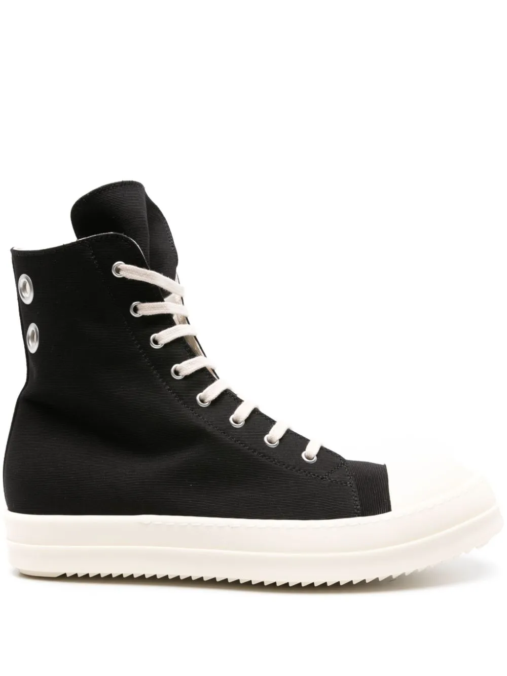 Rick Owens Drkshdw Lace-up High-top Casual Shoes In Black