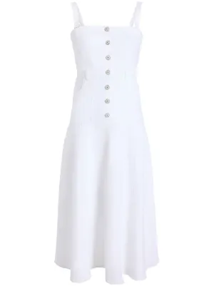 Cecilie Bahnsen Ruth オープンバック ティアードドレス | ホワイト