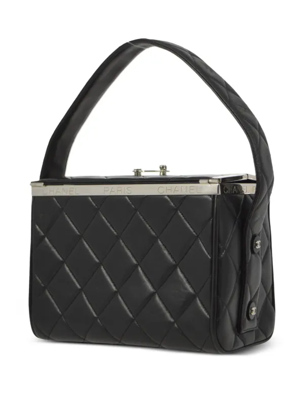 CHANEL Pre-Owned 1997 キルティング バッグ | ブラック | FARFETCH JP
