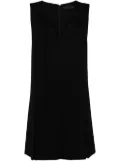 Juun.J V-neck pleated minidress - Black